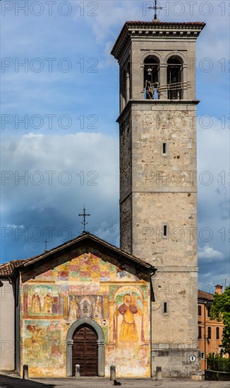 Church of St Peter and St Blaise, Cividale del Friuli, town with historical treasures, UNESCO World Heritage Site, Friuli, Italy, Cividale del Friuli, Friuli, Italy, Europe