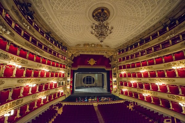 Scala Theater in Milan, Lombardy, Italy, Europe