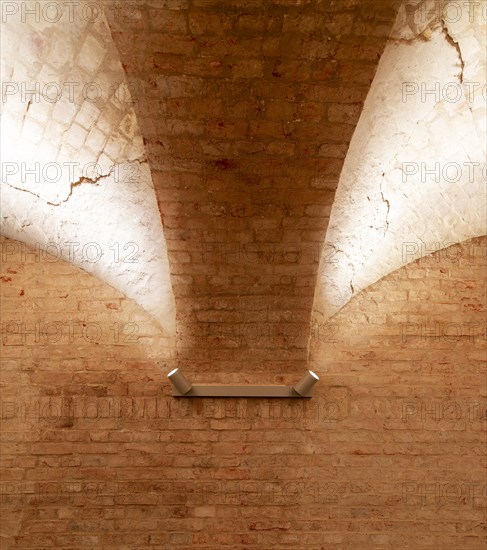 Neues Museum, exhibition in the cellar vault, Museum Island Berlin, Germany, Europe