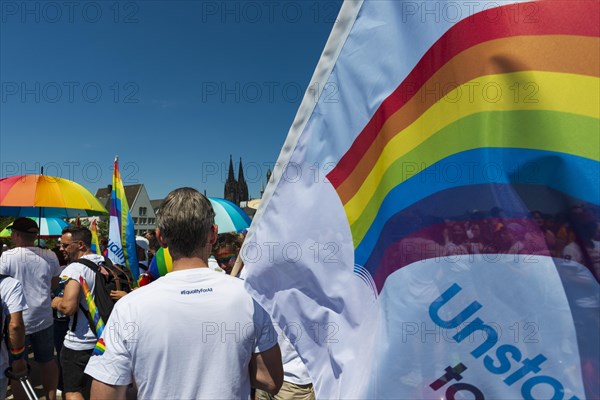 Christopher Street Day, Cologne, North Rhine-Westphalia, Germany, Europe