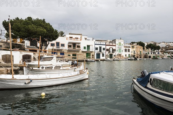 The harbour of Portocolom, Porto Colom, Majorca, Balearic Islands, Spain, Europe