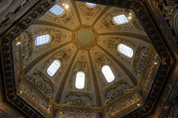 Ceiling, Kuppelsaal, Kunsthistorisches Museum Vienna (KHM), Laimgrube, Vienna, Austria, Europe