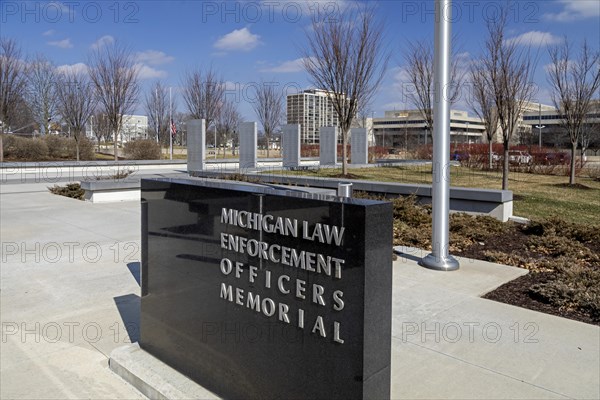 Lansing, Michigan, The Michigan Law Enforcement Officers Memorial honors police officers who have died in the line of duty