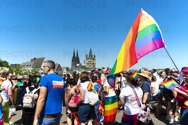 Christopher Street Day, Cologne, North Rhine-Westphalia, Germany, Europe