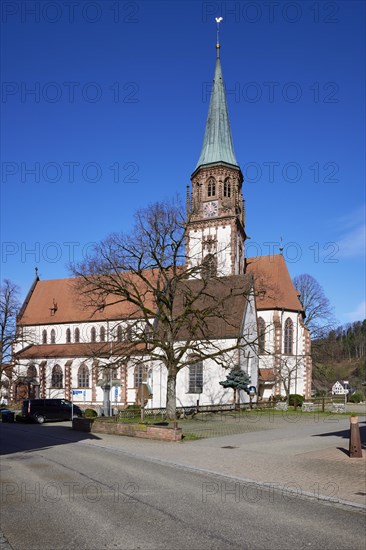 Church of St Blasius in Glottertal, Breisgau-Hochschwarzwald district, Baden-Wuerttemberg, Germany, Europe