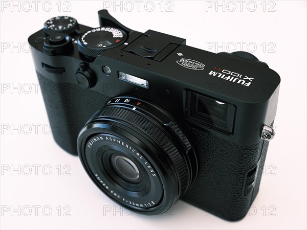 Fujifilm X100VI photo camera, white background, North Rhine-Westphalia, Germany, Europe