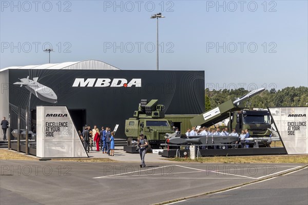 Taurus weapon system, air-to-ground cruise missile of the Bundeswehr, version KEPD-350 with tandem warhead, cruise missiles. ILA Berlin Air Show, International Aerospace Exhibition, Schoenefeld, Brandenburg, Germany, Europe