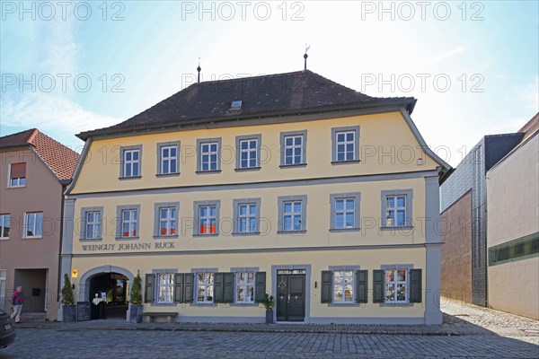 Ruck Winery, Marktplatz, Iphofen, Lower Franconia, Franconia, Bavaria, Germany, Europe