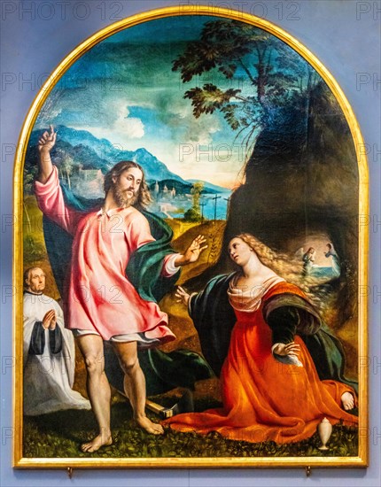 Apparition of Christ to Magdalena, 1532, Museo Cristiano with masterpieces of Lombard sculpture, Cividale del Friuli, city with historical treasures, UNESCO World Heritage Site, Friuli, Italy, Cividale del Friuli, Friuli, Italy, Europe