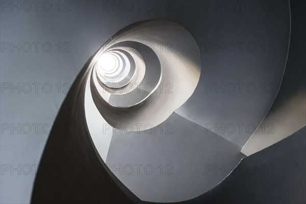 Spiral staircase in an office building, Berlin, 07.03.2024