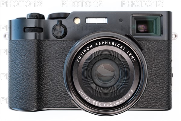 Fujifilm X100VI photo camera, white background, North Rhine-Westphalia, Germany, Europe
