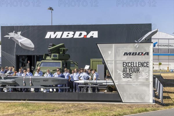 Taurus weapon system, air-to-ground cruise missile of the Bundeswehr, version KEPD-350 with tandem warhead, cruise missiles. ILA Berlin Air Show, International Aerospace Exhibition, Schoenefeld, Brandenburg, Germany, Europe