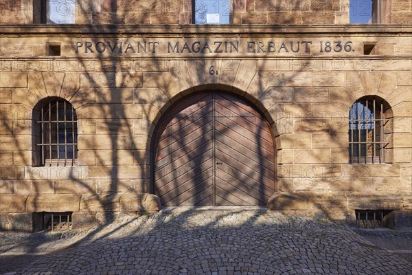Entrance to the provisions magazine Minden, Muehlenkreis Minden-Luebbecke, North Rhine-Westphalia, Germany, Europe