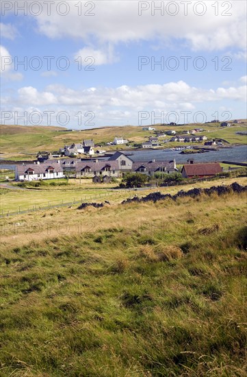 Village of Walls, Mainland, Shetland Islands, Scotland, United Kingdom, Europe