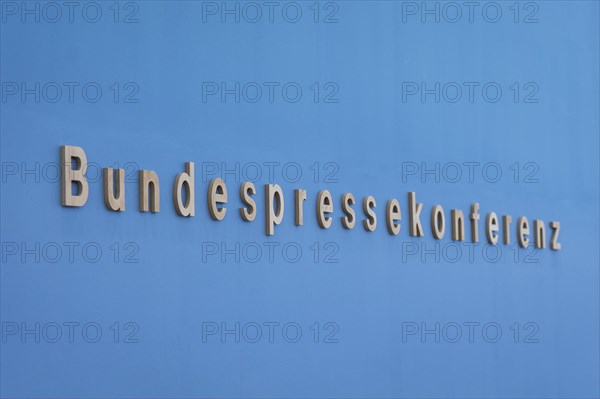 Federal Press Conference lettering, taken as part of the presentation of the BfDI's activity report at the Federal Press Conference in Berlin, 20 March 2024
