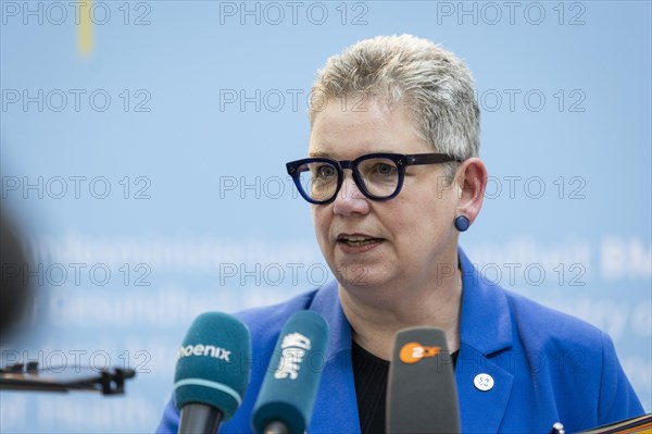 Christine Vogler, President of the German Nursing Council, recorded during talks on the key points of the Nursing Competence Act with nursing associations at the Federal Ministry of Health in Berlin, 20 March 2024