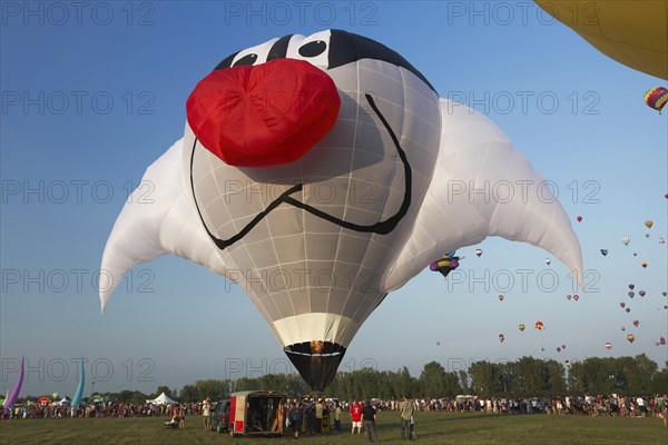 Hot-air balloons, Ballooning Festival, Saint-Jean-sur-Richelieu, Quebec Province, Canada, North America