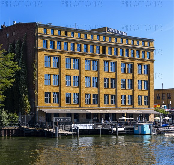 Industrial and factory site on the Spree, luminaire factory, Berlin-Oberschoeneweide, Berlin, Germany, Europe