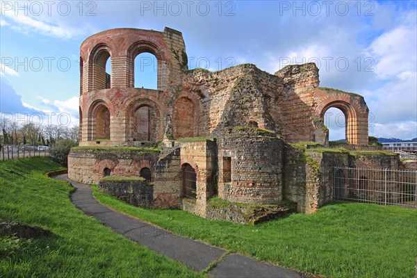 Roman UNESCO Imperial Baths and ancient historical bathing complex, thermal baths, Roman times, Trier, Rhineland-Palatinate, Germany, Europe