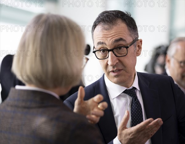 Cem Oedemir, Green Party, Federal Minister of Agriculture, on the sidelines of a cabinet meeting. Berlin, 20 March 2024