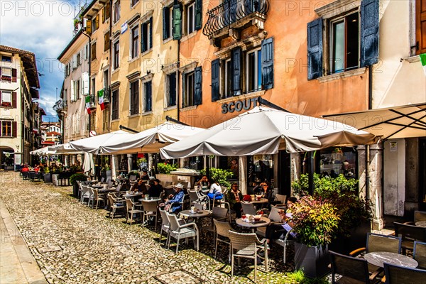 Piazza San Giacomom Udine, most important historical city of Friuli, Italy, Udine, Friuli, Italy, Europe