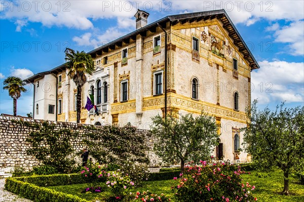 Palazzo Comitale degli Spilimbergo di Sopra, historic city centre, Spilimbergo, Friuli, Italy, Spilimbergo, Friuli, Italy, Europe