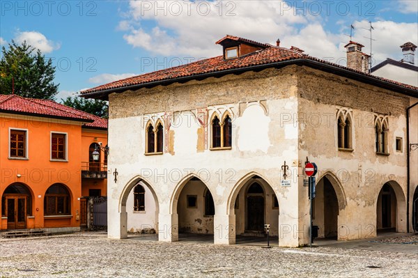 Customs palace, Casa del Daziario, historic city centre, Spilimbergo, Friuli, Italy, Spilimbergo, Friuli, Italy, Europe
