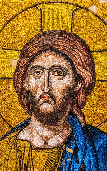 Christue, mosaic copy, Hagia sofia, Istanbul, mosaic school producing mosaic masters, Spilimbergo, city of mosaic art, Friuli, Italy, Spilimbergo, Friuli, Italy, Europe