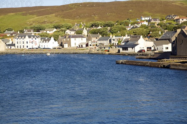 Scalloway village, Shetland Islands, Scotland, United Kingdom, Europe