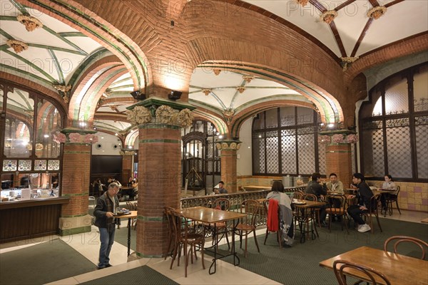 Concert Hall, Palau de la Musica Catalana, Barcelona, Catalonia, Spain, Europe