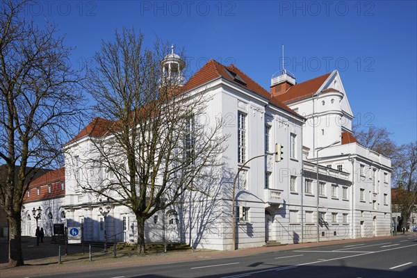 Minden Municipal Theatre on Klausenwall in Minden, Muehlenkreis Minden-Luebbecke, North Rhine-Westphalia, Germany, Europe
