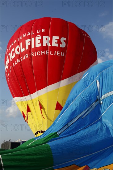 Hot-air balloons, Ballooning Festival, Saint-Jean-sur-Richelieu, Quebec Province, Canada, North America