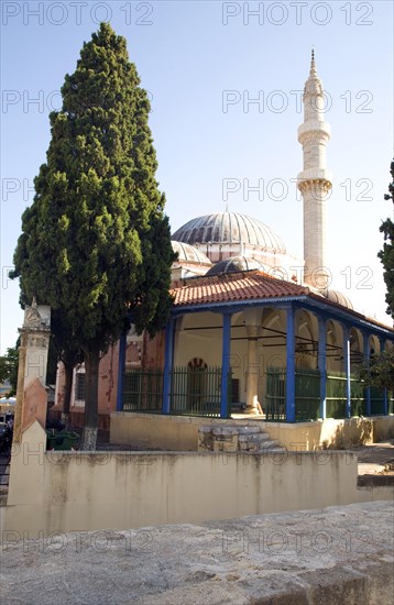 Suleyman mosque, Old Town, Rhodes, Greece, Europe