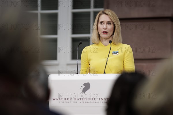 Katja Kallas, Prime Minister of Estonia, photographed during the award ceremony of the Walter Rathenau Prize in Berlin, 19.03.2024. Photographed on behalf of the Federal Foreign Office