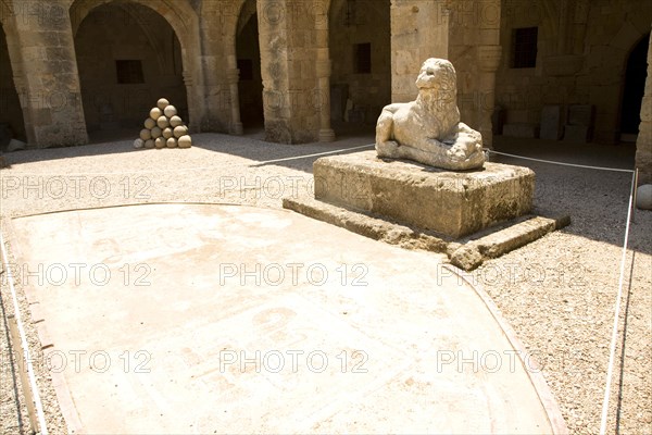 Archaeological museum, Rhodes, Greece, Europe