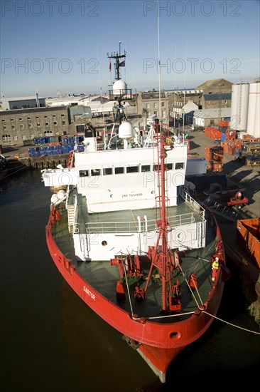 SARTOR ship, Port harbour, Aberdeen, Scotland, United Kingdom, Europe