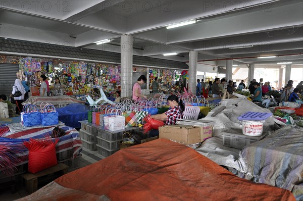 Market, sarawak, malaysia