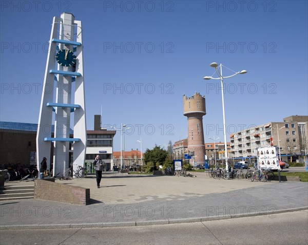 In front of the railway station, Den Helder, Netherlands