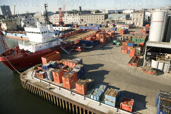 Port harbour, Aberdeen, Scotland, United Kingdom, Europe