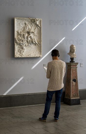 Interior view, rooms with the sculpture exhibition, Bode Museum, Berlin, Germany, Europe