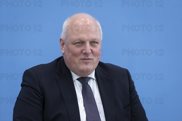 Prof Ulrich Kelber, Federal Commissioner for Data Protection and Freedom of Information (BfDI), recorded as part of the presentation of the BfDI's activity report at the Federal Press Conference in Berlin, 20 March 2024