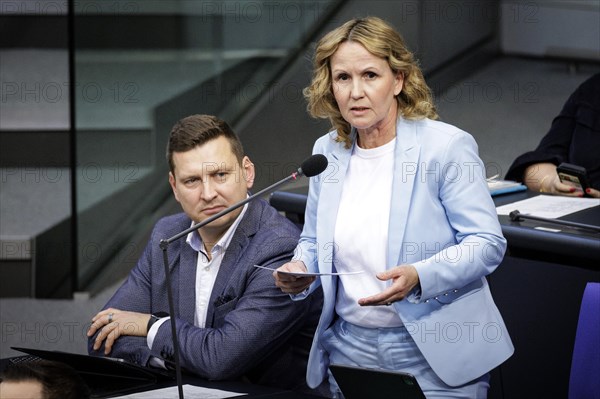 Steffi Lemke, Federal Minister for the Environment, Nature Conservation, Nuclear Safety and Consumer Protection, during the government questioning in the German Bundestag. Berlin, 20 March 2024