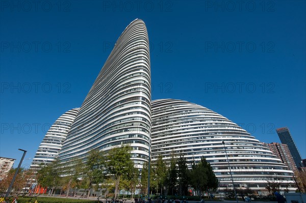 Wangjing soho, zaha hadid, architecture, beijing, china