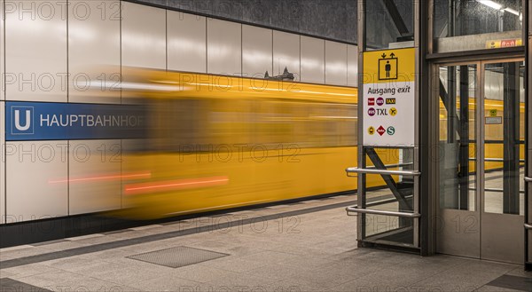 Underground station Brandenburg Gate, Berlin, Germany, Europe