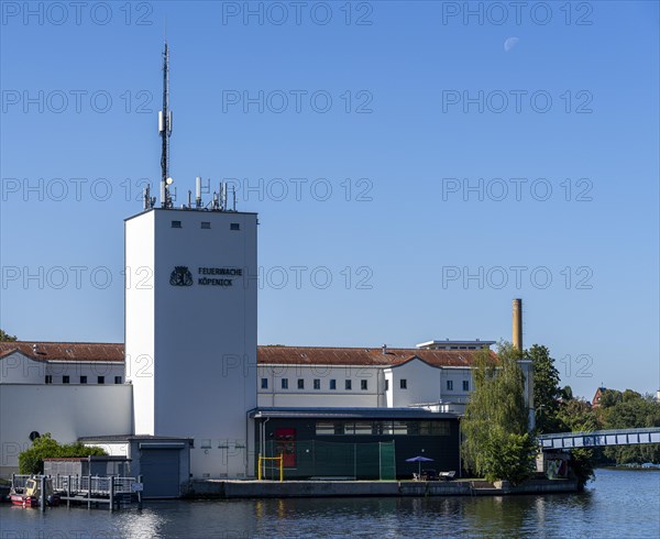 Koepenick fire station on the Spree, Berlin, Germany, Europe