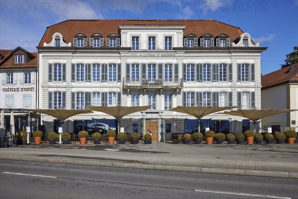 Hotel Angleterre et Residence in the Ouchy district, Lausanne, district of Lausanne, Vaud, Switzerland, Europe