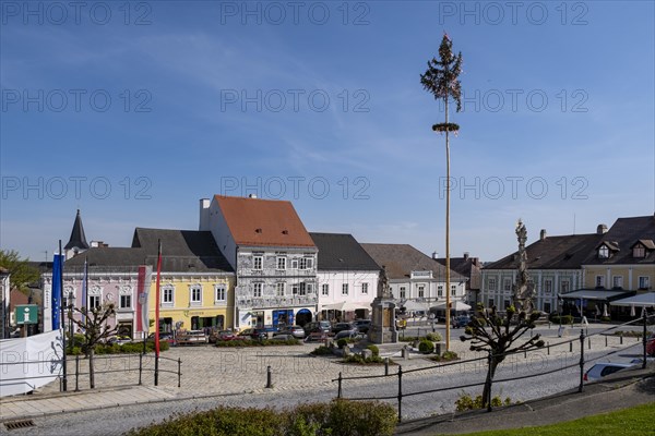 Main square, Weitra, Waldviertel, Lower Austria, Austria, Europe