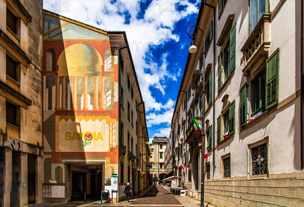 Old town streets, Udine, most important historical city of Friuli, Italy, Udine, Friuli, Italy, Europe