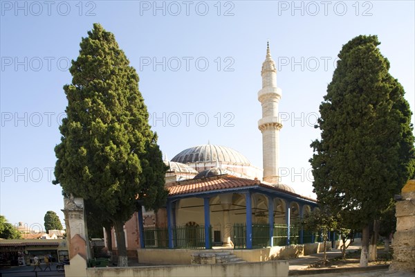 Suleyman mosque, Old Town, Rhodes, Greece, Europe