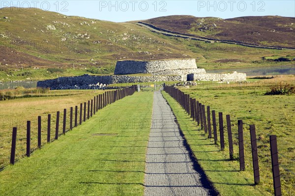 Clickimin broch, Lerwick, Shetland Islands, Scotland, United Kingdom, Europe